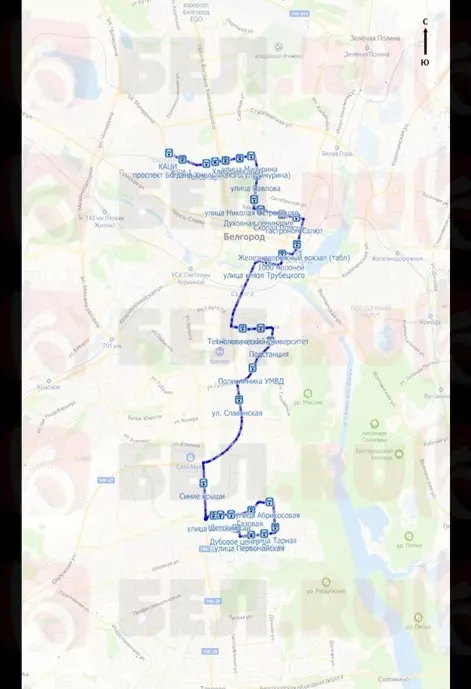 120-й маршрут в Белгороде