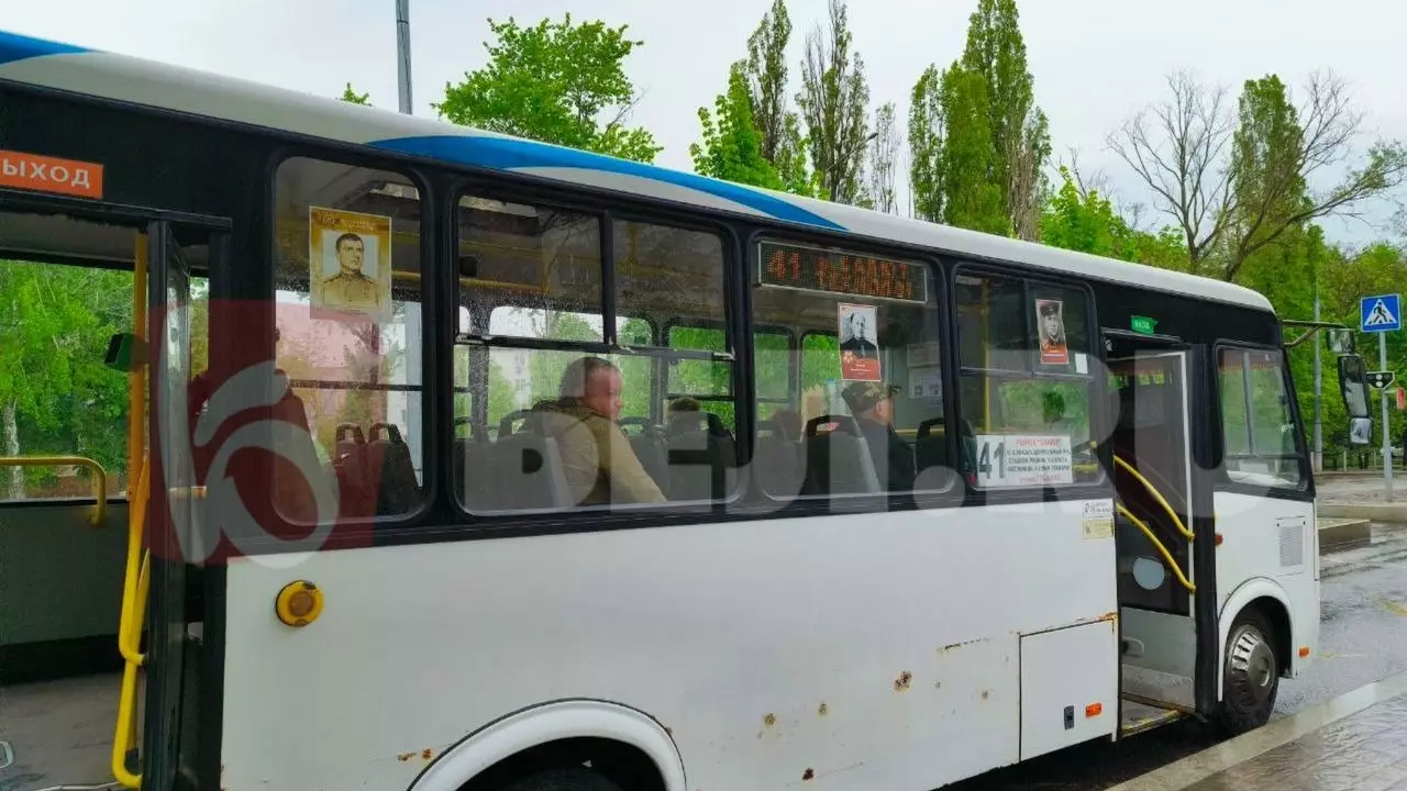 «Окна Победы» в белгородских автобусах